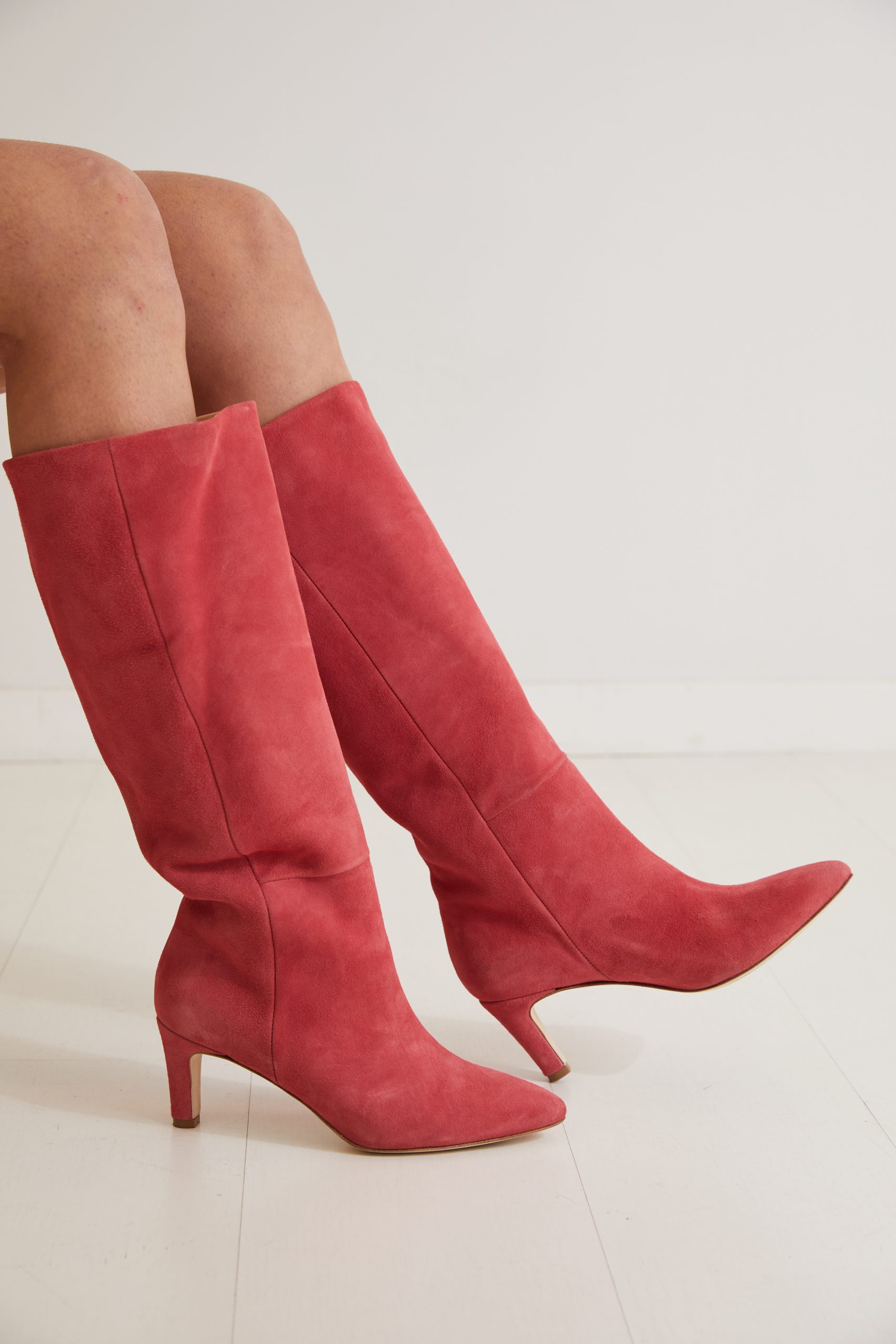 The Breast Cancer Now Heeled Regina (Pink) Sporting Fit - Suede Boot -  ShopperBoard