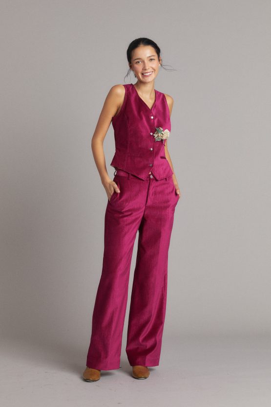 pant velvet straight