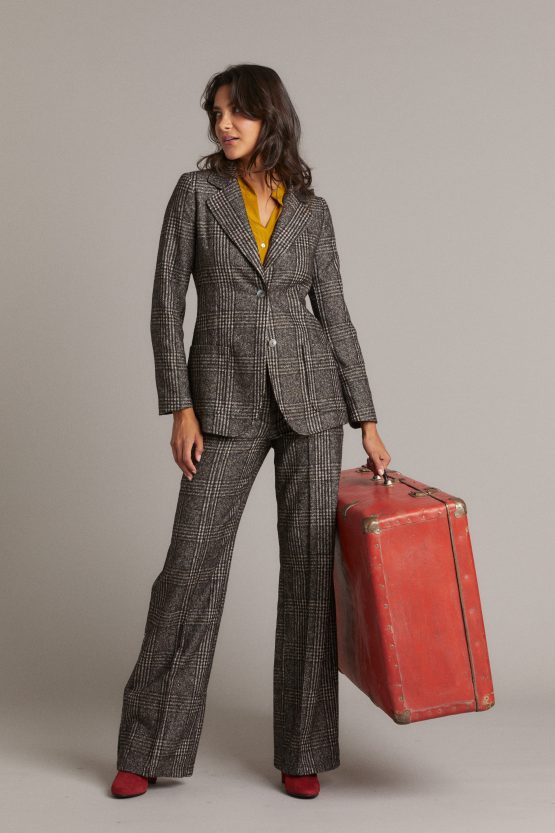 completo principe di galles lana chic prince of wales set