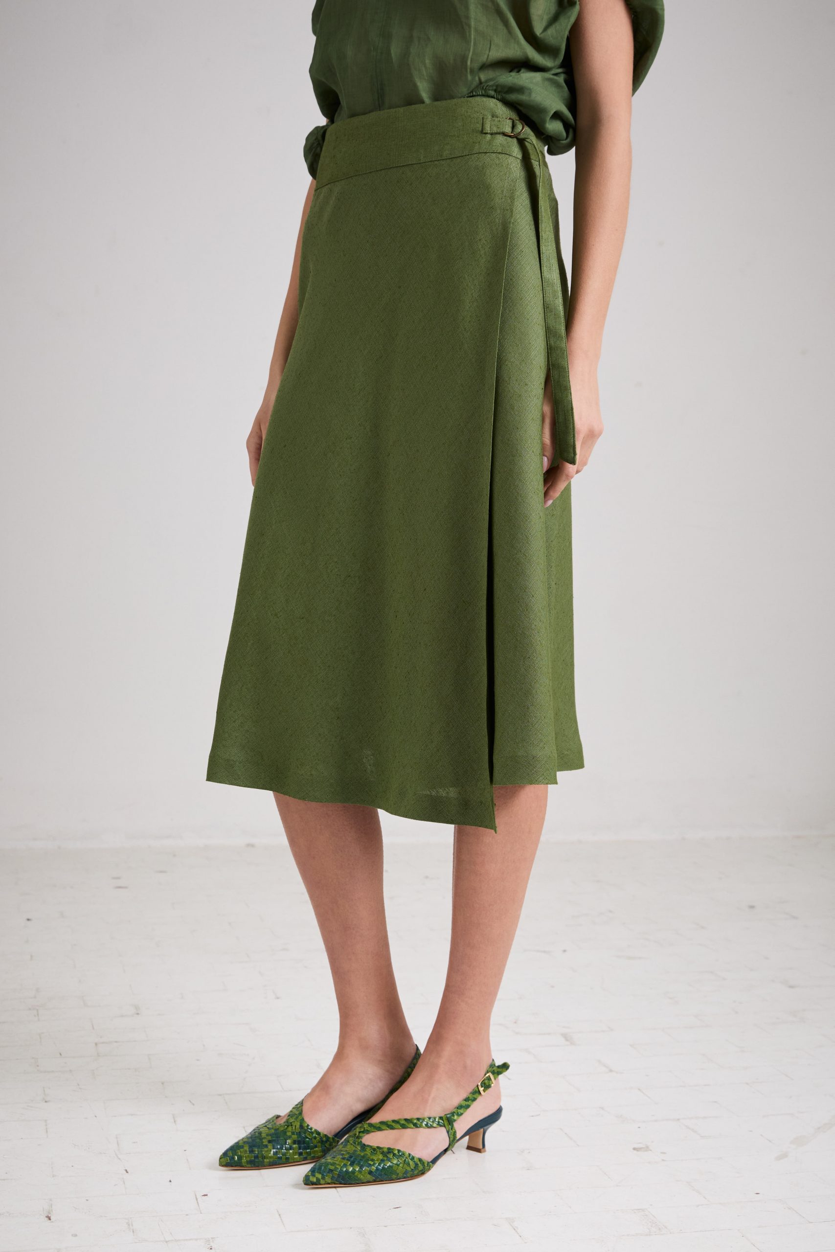 gonna_in_seta_verde_a_portafoglio