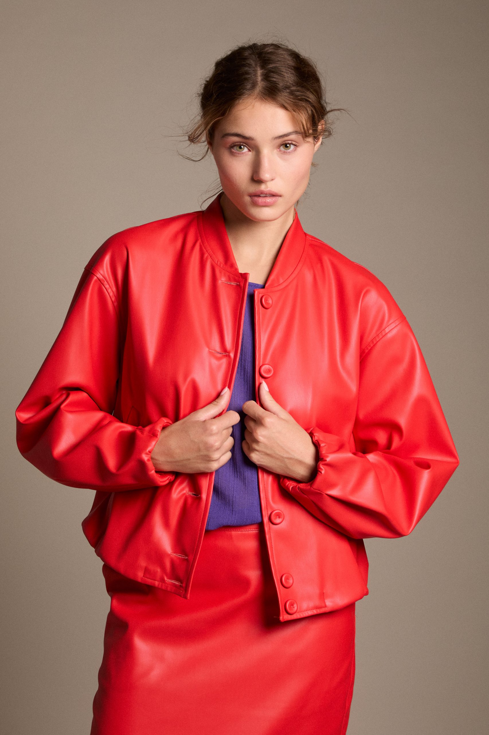 bomber_in_similpelle_rossa
